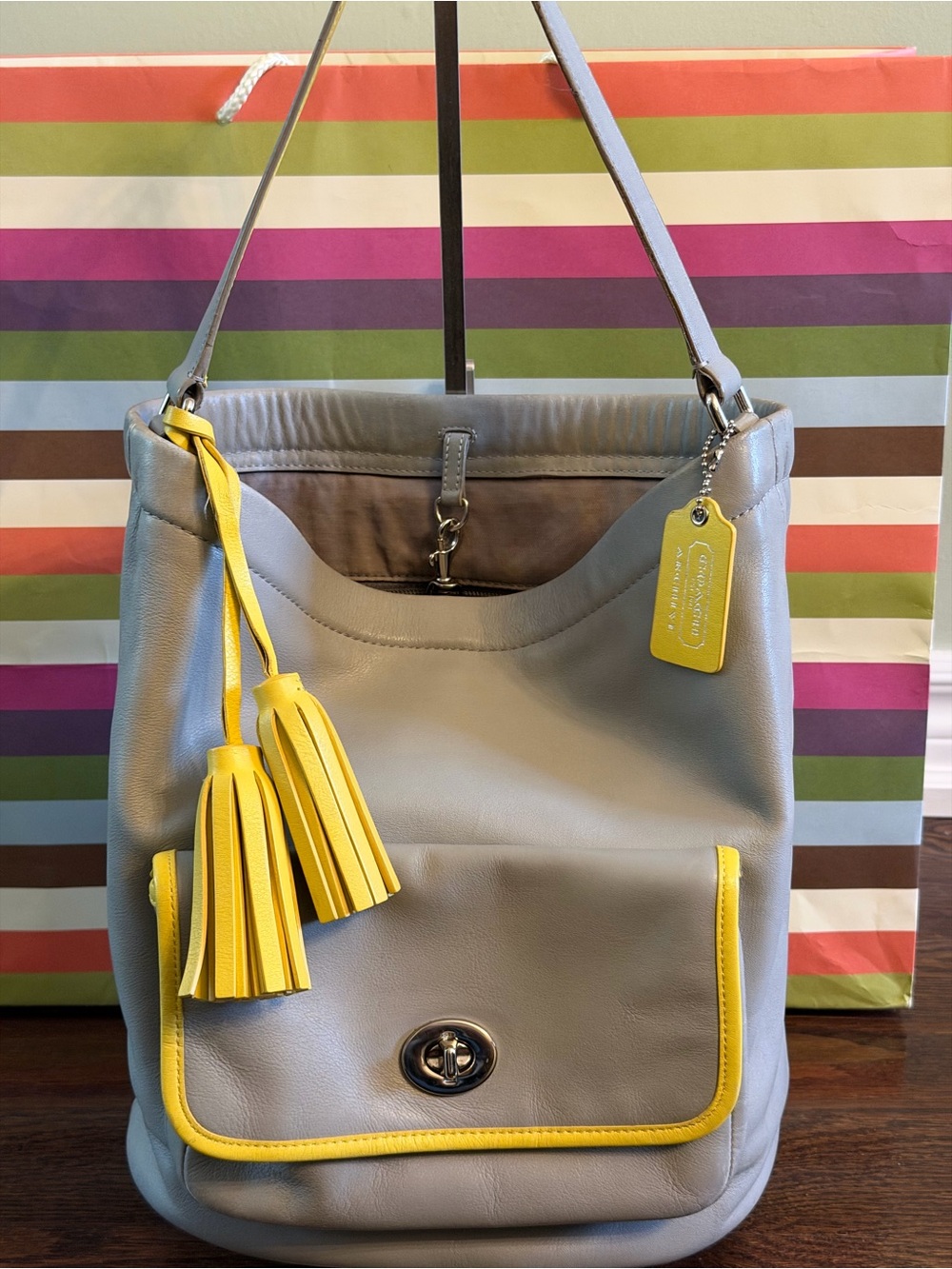 Rare Limited Edition Coach Legacy Archive bucket bag, Style #22407